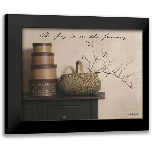 Jacobs, Billy 14x12 Black Modern Framed Museum Art Print Titled - Joy is the Journey