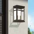 thumbnail image 3 of Livex Lighting Hopewell 2 Light Outdoor Wall Lantern in Bronze, 3 of 9