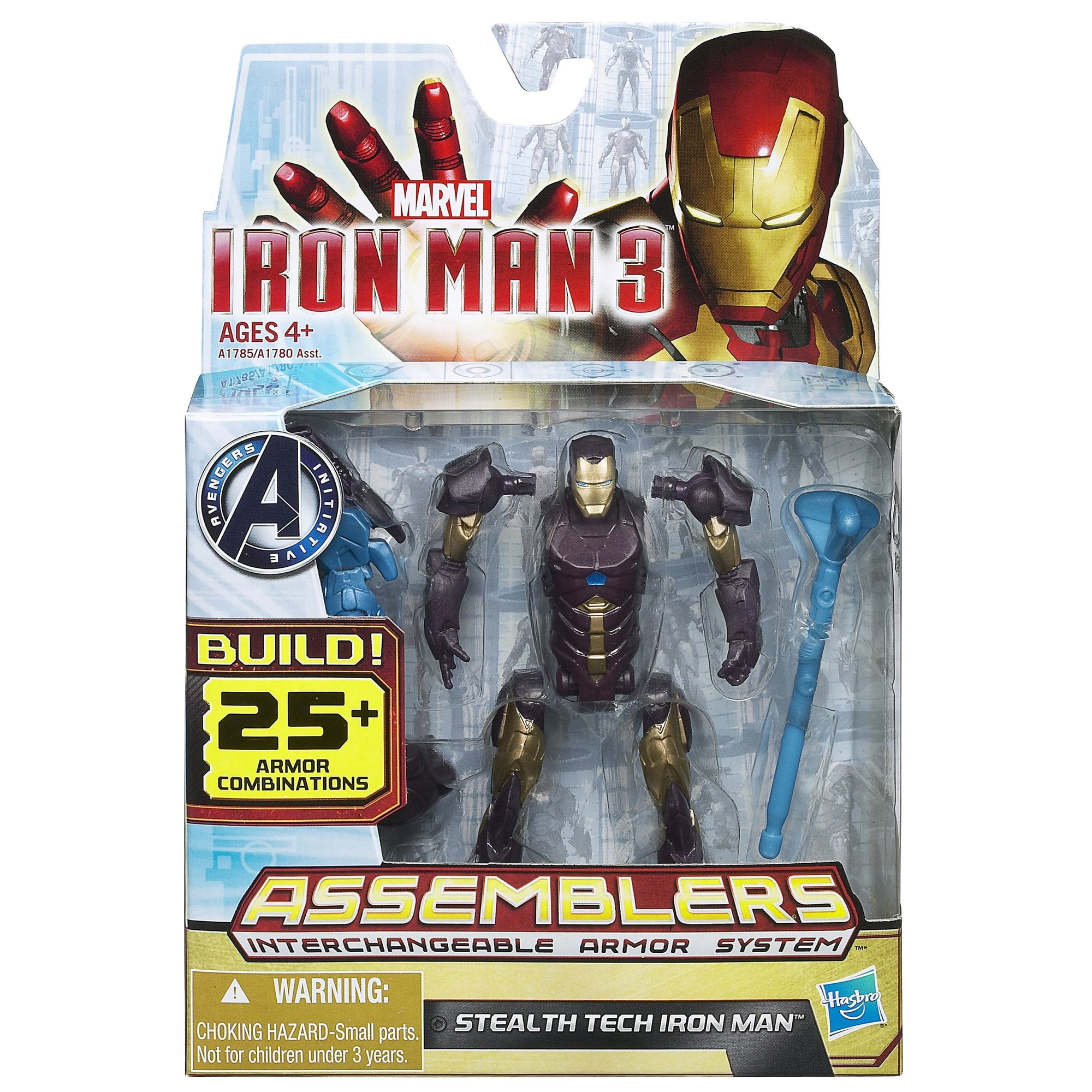 Details about   Iron Man 3 Assemblers Stealth Tech Iron Man #04 Marvel Avengers 2012 