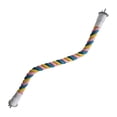 thumbnail image 1 of Soporte para Percha Yuyangstore para pájaros cuerdas de escalada Bungee Rosa Amarillo Azul M, 1 of 8