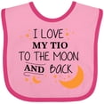 thumbnail image 3 of Inktastic I Love My Tio to the Moon and Back Boys or Girls Baby Bib, 3 of 4