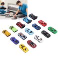 thumbnail image 4 of Voiture de Course Moulée sous Pression, Mini Voiture de Course Variété Manières de Jeu Alliage Léger 15 Pcs pour École, 4 of 8