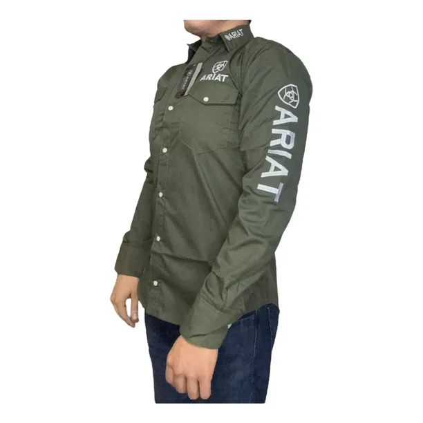 Camisas Ariat Fr Featherlight Hombre Verdes Para Camisa Ariat FR