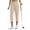 Beige, variant on Womens Capris Pants Stretch Golf Work Travel Casual Lightweight High Waisted Cropped Pants with Pockets Navy Blue M