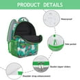 thumbnail image 4 of Adorable Dog Print Ergonomic Backpack - Lightweight & Breathable for Commuters, 4 of 5