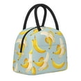 thumbnail image 2 of XMXT Reusable Lunch Bag Women, Yellow Sweet Banana Large Lunchbox Insulated Lunch Box for Work School, Multicolor, 2 of 9