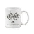 thumbnail image 2 of Home Is Where The Cat Is Mug - Image by Shutterstock,, 2 of 4