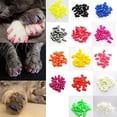 thumbnail image 2 of 20Pcs Soft Silicone Pet Dog Cat Kitten Paw Claw Control Sheath Nail Caps Covers - Blue S, 2 of 6