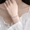 thumbnail image 3 of 2pz Pulseras Brazaletes Forma Corazón Para Mujeres Plata Xtellar plateado, 3 of 3