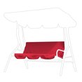 thumbnail image 2 of Eddwiin Swing Cover - Housse imperméable pour balançoire Housse de Protection pour hamac pour 3 Places(Rouge), 2 of 14