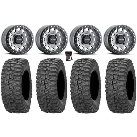 Method 401 Bdlk 15×6 Wheels Ti 32 Rock-A-Billy Tires Can-Am Commander Maverick Renegade Outlander Defender