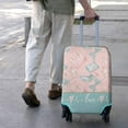 thumbnail image 3 of Travel Luggage Cover Suitcase Protector Fits 18-32 Inch Luggage Wheel Covers Patterned Travel Related Items Flower Luggage Protector Elastic Luggage Anti-scratch Suitcase Cover M, 3 of 5