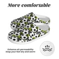 thumbnail image 6 of Lsque Soccer and Football Pattern Womens Comfort Cotton on Scuff With Memory Foam and Anti-skid Sole Slipper-35/36, 6 of 7