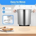 thumbnail image 5 of 35l Stainless Steel Stockpot with Lid, Large Cooking Pot 201 Stainless Steel Stockpot Heavy-Duty Canning Pot for Cook, Heat$$Home Decor, Kitchen, & Other, 5 of 8
