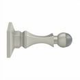 thumbnail image 2 of BDH35U15 3-1/2" Baseboard Door Bumper, Solid Brass, Satin Nickel Finish, 2 of 3