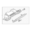Genuine OE Audi Glove Box - 4K1-880-302-A-1KF
