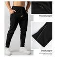 thumbnail image 5 of Men's Outdoor Sports Sweatpants With Small Ankle Zipper Joggers Sweatpants Casual Slim Fit Pants, 5 of 7
