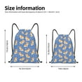 thumbnail image 2 of Saiise Corgi Pattern Sports Drawstring Backpack - String Swim Gym Bag with Wet Proof Pocket for Women&Men-Medium, 2 of 6