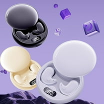 Yannianjz under $5 Wireless Earbuds, Bluetooth Ear Buds Headphones, Stereo Deep Bass, LED Power Display, Lightweight in Ear Earphone for Sports Workout