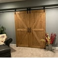 S&Z TOPHAND 6 FT (517FT) Double Gate Classic Sliding Barn Door
