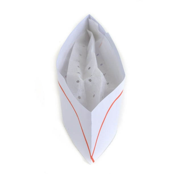Chef Hat's 200 Count Disposable White Paper Chef Hat One Size Fits