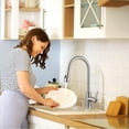 thumbnail image 2 of Llaves para Fregadero de Cocina, Grifo de Cocina Acero Inoxidable Retr&aacute;ctil, Mezcladora para Fregadero 360 &deg; Giratorio con 2 Modos de Salida de Agua, Grifos Monomando Extra&iacu, 2 of 7