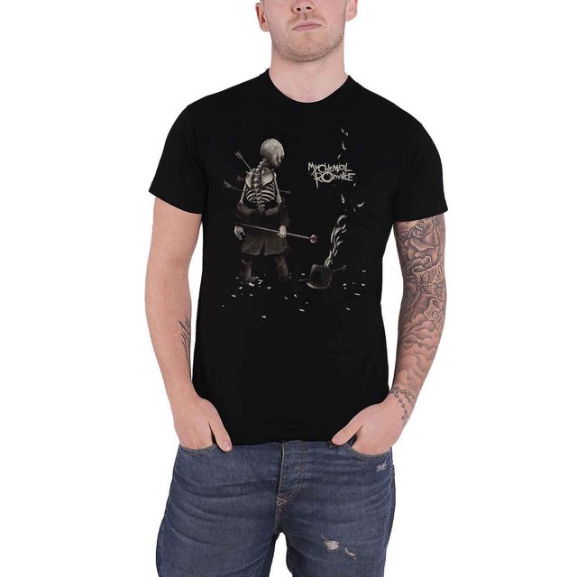 My Chemical Romance - Camiseta Triturado para Adultos Unisex (Negro)