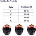 thumbnail image 4 of Casco para Motocicleta Bluelander de Doble Visera con Certificación ECE, Negro, Talla M, 4 of 5