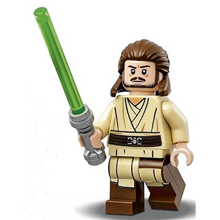 Bedre forkæle rygte LEGO Star Wars: The Phantom Menace - Qui-Gon Jinn Minifigure with  Lightsaber 2017 - Walmart.com