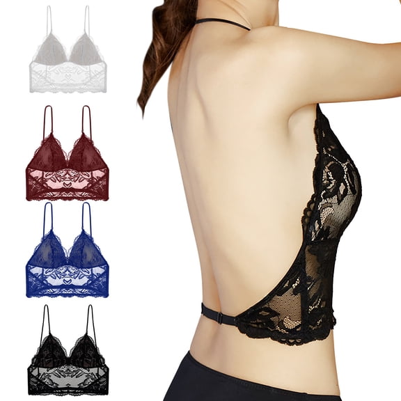 Helii Women Lace Sports Bra Top, Wirefree Padded Racerback Comfort Camisole