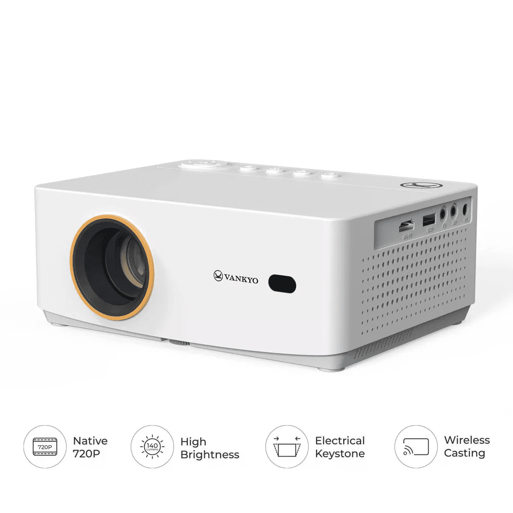 Vankyo Leisure 470W 720P Portable Projector with Wireless