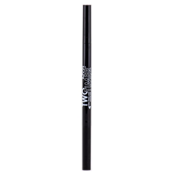 NYX Professional Makeup Two Timer Eyeliner, Jet Black 0.04 oz