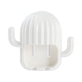 thumbnail image 1 of Naiovety Soporte para cepillos de Baño de pared Universal Organizador de cepillos de de doble ranura Escurridor Soporte sin perforaciones Cocina y Comedor Blanco, 1 of 6