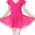 thumbnail image 3 of Falda de baile para niños, ropa de práctica para niñas, falda de gasa de ballet, banda elástica, delantal de actuación, vestido de media princesa, 3 of 3