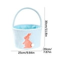 thumbnail image 2 of Easter Bunny Baskets, Easter Basket Plushss Fabric Hand Basket Easter Bunny Bag Gift Basket, 2 of 4