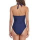 thumbnail image 4 of Traje de baño de cuello halter, traje de baño de una pieza para mujer, traje de baño sin espalda, traje de baño de una pieza, materiales ecológicos, 4 of 6