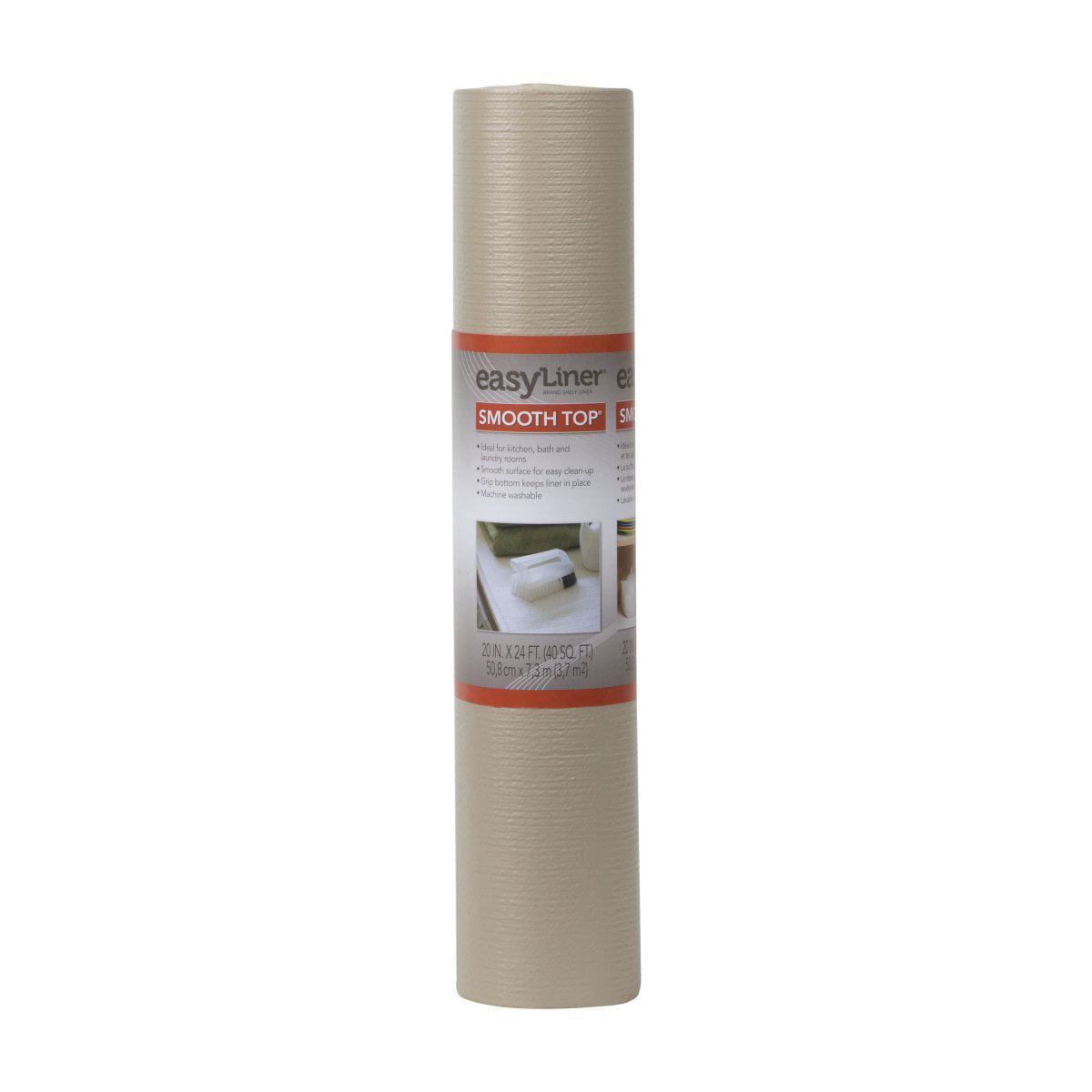 Duck Smooth Top 20x 24 ft. Shelf Liner- White