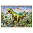 thumbnail image 4 of Cuadros Decorativos 5D bricolaje completo taladro diamante pintura dinosaurio bosque punto de cruz bordado DQrwqpou Nuevos Originales, 4 of 8