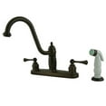 thumbnail image 6 of Kingston Brass KB1116BLLS Centerset Kitchen Faucet, Polished Nickel, 6 of 7