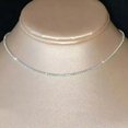 thumbnail image 2 of Tennis Necklace 9 Ct Round Cut White Moissanite Women's 14K White Gold Plated, 2 of 3