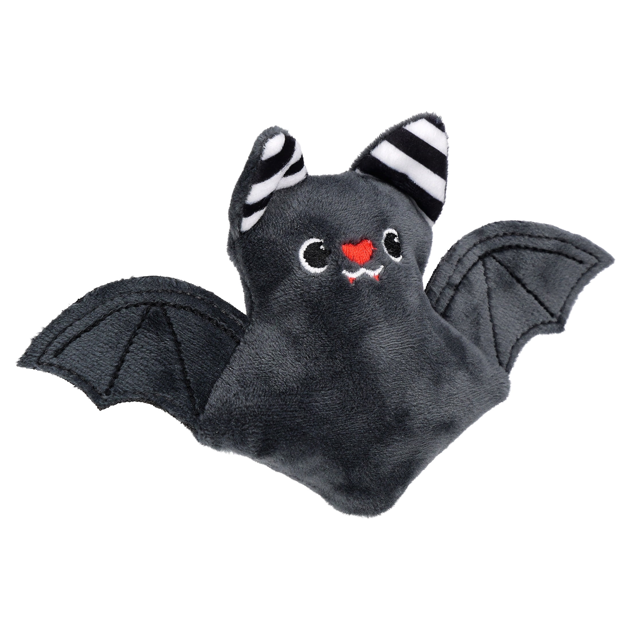 Mini Bat Plush, Black and White, 4.1", Halloween by Way To Celebrate