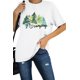 thumbnail image 4 of ABPHQTO Camiseta blanca con gráfico I Love Camping Green Tree para mujer, 4 of 5