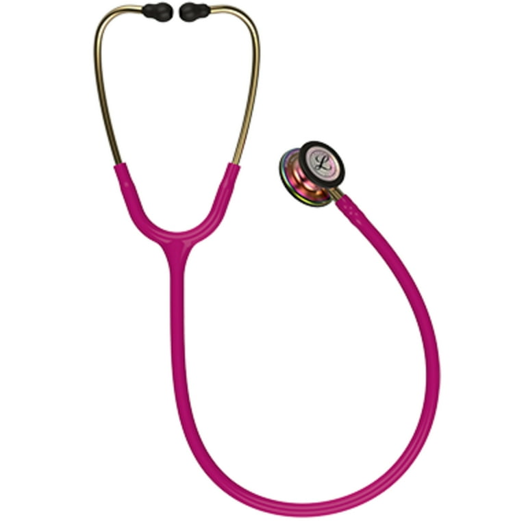 3M Littmann Classic III Stethoscope, Rainbow-Finish, Raspberry