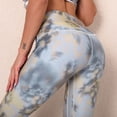 thumbnail image 4 of Ofreoo Womens High Waist Sports Tie-Dye Print Workout Bottom Yoga Pants Tight Leggings Yoga Pants Women Deal for Days Holiday Decor, 4 of 9