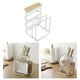 thumbnail image 2 of Soporte Para Tablas De Cortar Organizador De Tablas De Cortar De Madera Y Hierro Con Estructura De Ventilación Material De Grado Alimenticio Para Tienda De Cocina Tapa De Cuchillos Yuarrent HA027810-00, 2 of 7