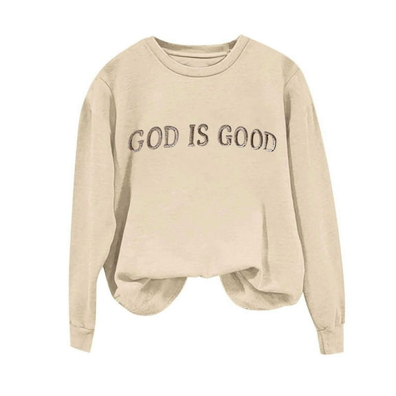 Under 10 dollars! Women's Oversized Sweatshirt Embroidery Casual Long Sleeve Fleece Pullover Tops