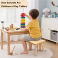 thumbnail image 5 of ManyFun  Wooden Step Stool for Adults, Small Wooden Stool, Square Stool Sitting Stool(Wood), 5 of 9