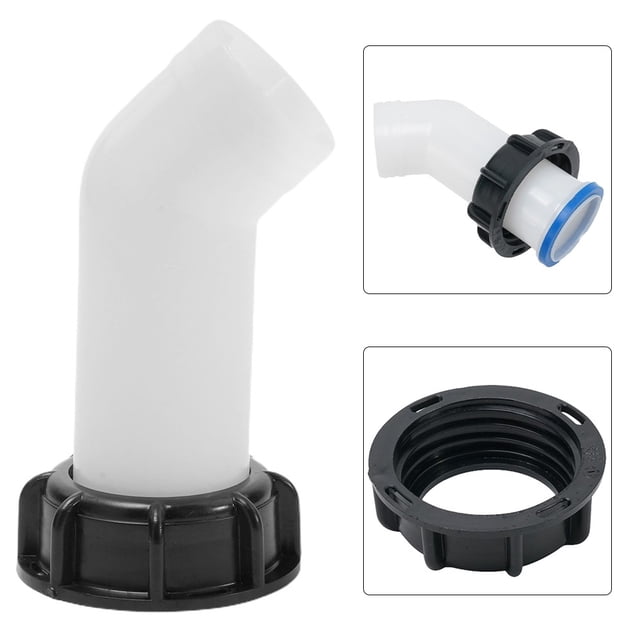 1PCS IBC Conteneur Adaptateur de Sortie Bec Bec Bec Verseur Eau de Pluie Réservoir Accessoires 60mm