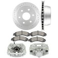 thumbnail image 2 of ECCPP Rear Brake Caliper Assembly + Brake Rotor + Ceramic Brake Pad fit 01-03 for Chevy Silverado 1500,00-02 for Chevy Suburban 1500,00 for Chevy Tahoe,01-03 for GMC Sierra 1500,01-02 for GMC Yukon, 2 of 4