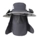 thumbnail image 3 of Sombrero de Ventilador Yuyangstore para Hombre y Mujer Protección Solar Gris Oscuro, 3 of 8